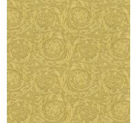 As Creation Bricoflor Gold Baroque Floral Effect Wallpaper Non-Woven Vinyl Wallpaper With Straight Match 32Cm 10.05 X 0.70 M