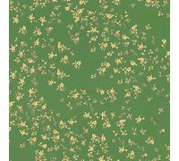 As Creation Bricoflor Green Wallpaper With Yellow Flower Detail For Bedroom Green And Yellow Floral Wallpaper 10.05 X 0.70 M