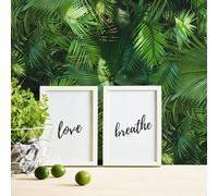 As Creation Bricoflor Jungle Leaves Wallpaper Green Tropical Wallpaper With Large Leaves Palm Leaf Wallpaper 10.05 X 0.53 M
