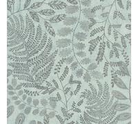 As Creation Bricoflor Jungle Wallpaper Blue Leaf Wallpaper With Ditsy And Fern Patterns Scandi Wallpaper 10,05 X 0,53 M