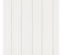 As Creation Bricoflor Metallic Silver Striped Wallpaper Non Woven Wall Coverings Glue And Stick Wallpaper 10.05 X 0.70 M