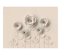 Livingwalls 3D Wallpaper The Wall Non-Woven Wallpaper 3.71 m x 2.80 m Beige Made in Germany 382931 382931