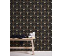 As Creation Bricoflor Non-Woven Wallpaper, Art Déco Wallpaper, Luxury In Beige, Cream, Gold, Black, Anthracite - 10,05 X 0,53 M