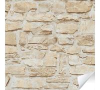 As Creation Bricoflor Non-Woven Wallpaper, Brick & Stone Wallpaper In Beige, Cream - 8,40 X 0,53 M