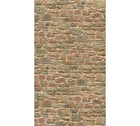 A.S. Création Non-Woven Wallpaper, Stone Look Wallpaper in Red and Brown, Wall Wallpaper for Various Rooms, XXL Wall Picture, 2.80 m x 1.59 m