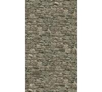 As Creation Bricoflor Non-Woven Wallpaper, Brick & Stone Wallpaper In Brown, Grey - 2,80 X 1,59 M