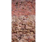 As Creation Bricoflor Non-Woven Wallpaper, Brick & Stone Wallpaper In Brown, Red - 2,80 X 1,59 M