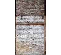 As Creation Bricoflor Non-Woven Wallpaper, Brick & Stone Wallpaper In Brown, White - 1,5 X 2,8 M