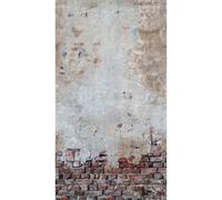 As Creation Bricoflor Non-Woven Wallpaper, Brick & Stone Wallpaper In Grey, Red - 1,5 X 2,8 M
