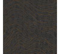 As Creation Bricoflor Non-Woven Wallpaper, Chinoiserie Wallpaper In Black, Silver - 10,05 X 0,53 M