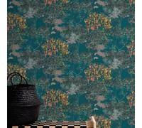 As Creation Bricoflor Non-Woven Wallpaper, Chinoiserie Wallpaper Multicoloured - 10,05 X 0,53 M