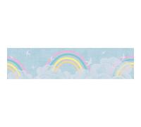 As Creation Bricoflor Non-Woven Wallpaper, Cloud Wallpaper Multicoloured - 5,00 X 0,13 M