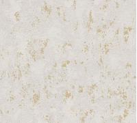 As Creation Bricoflor Non-Woven Wallpaper, Concrete Wallpaper In Gold, Grey - 10,05 X 0,53 M