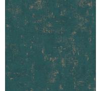 As Creation Bricoflor Non-Woven Wallpaper, Concrete Wallpaper In Gold, Petrol - 10,05 X 0,53 M
