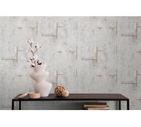 Livingwalls Cosmopolitan 790852 Non-Woven Wallpaper with Concrete Design in Grey, Silver, Modern Industrial Wallpaper 10.05 m x 0.53 m