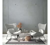 As Creation Bricoflor Non-Woven Wallpaper, Concrete Wallpaper In Grey - 2,80 X 3,72 M