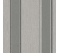 Livingwalls MICHALSKY 399833 Non-Woven Wallpaper Stripes - High-Quality Wallpaper Country House Design in Grey - Luxury Wallpaper