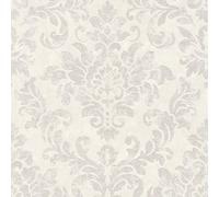 As Creation Bricoflor Non-Woven Wallpaper, Damask Wallpaper In Pink, White - 10,05 X 0,53 M