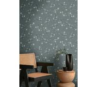 As Creation Bricoflor Non-Woven Wallpaper, Floral Wallpaper In Green - 10,05 X 0,53 M
