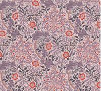 As Creation Bricoflor Non-Woven Wallpaper, Floral Wallpaper In Purple - 10,05 X 0,53 M