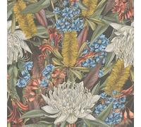 As Creation Bricoflor Non-Woven Wallpaper, Floral Wallpaper, Jungle & Tropical Multicoloured - 10,05 X 0,53 M