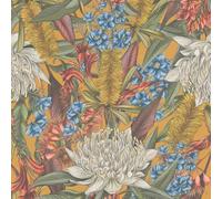 As Creation Bricoflor Non-Woven Wallpaper, Floral Wallpaper Multicoloured - 10,05 X 0,53 M
