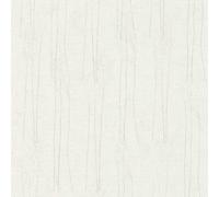 As Creation Bricoflor Non-Woven Wallpaper, Forest & Tree Wallpaper In White - 10,05 X 0,53 M