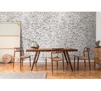 As Creation Bricoflor Non-Woven Wallpaper, Funky Wallpaper, Concrete, Geometric In Grey - 1,59 X 2,8 M
