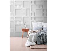 As Creation Bricoflor Non-Woven Wallpaper, Funky Wallpaper In Grey, White - 1,59 X 2,8 M