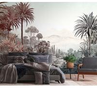 As Creation Bricoflor Non-Woven Wallpaper, Funky Wallpaper, Jungle & Tropical In Blue, Brown, Multicoloured - 3,71 X 2,8 M