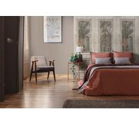 As Creation Bricoflor Non-Woven Wallpaper, Funky Wallpaper, Jungle & Tropical, Wood Effect In Beige, Cream, Grey, Green - 2,80 X 1,59 M