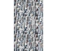 Livingwalls City The Wall Non-Woven Wallpaper 1.59 m x 2.80 m Grey Made in Germany 382501 382501