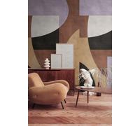 As Creation Bricoflor Non-Woven Wallpaper, Funky Wallpaper, Modern, Retro, Geometric In Beige, Brown, Black - 1,59 X 2,8 M