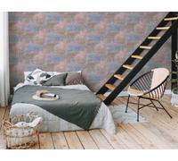 As Creation Bricoflor Non-Woven Wallpaper, Funky Wallpaper, Moroccan & Tiled, Oriental In Beige, Cream, Blue - 10,05 X 0,53 M