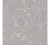 As Creation Bricoflor Non-Woven Wallpaper, Geometric Wallpaper In Grey, Silver - 10,05 X 0,53 M