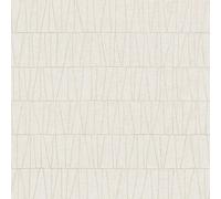 As Creation Bricoflor Non-Woven Wallpaper, Geometric Wallpaper In White - 10,05 X 0,53 M