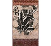As Creation Bricoflor Non-Woven Wallpaper, Graffiti Wallpaper, Brick & Stone In Brown - 2,80 X 1,59 M