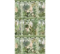 As Creation Bricoflor Non-Woven Wallpaper, Jungle & Tropical Wallpaper In Green - 2,80 X 1,59 M
