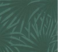 As Creation Bricoflor Non-Woven Wallpaper, Leaf & Palm Wallpaper In Green - 10,05 X 0,53 M