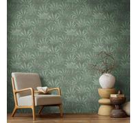 Livingwalls MICHALSKY 399841 Non-Woven Wallpaper Jungle Wallpaper with Leaves in Green Luxury Wallpaper Designed