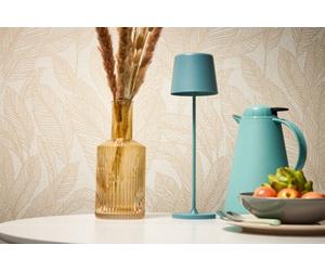 As Creation Bricoflor Non-Woven Wallpaper, Leaf & Palm Wallpaper, Modern In Beige, Gold - 10,05 X 0,53 M