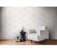 As Creation Bricoflor Non-Woven Wallpaper, Luxury Wallpaper, Cloud In Grey, White - 10,05 X 0,53 M