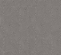As Creation Bricoflor Non-Woven Wallpaper, Luxury Wallpaper, Retro, Geometric In Grey, Silver - 10,05 X 0,53 M