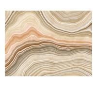 As Creation Bricoflor Non-Woven Wallpaper, Marble Wallpaper In Beige, Brown, Green, Orange, Terracotta - 2,80 X 3,72 M