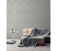 As Creation Bricoflor Non-Woven Wallpaper, Modern Wallpaper, Pattern, Spotty & Polka Dot In Grey - 10,05 X 0,53 M