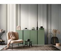 As Creation Bricoflor Non-Woven Wallpaper, Modern Wallpaper, Striped In Cream, Gold, White - 1,59 X 2,8 M