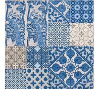 As Creation Bricoflor Non-Woven Wallpaper, Moroccan & Tiled Wallpaper, Pattern In Beige, Cream, Blue, Violet - 10,05 X 0,53 M