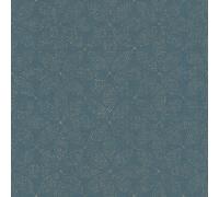 As Creation Bricoflor Non-Woven Wallpaper, Oriental Wallpaper In Blue, Silver - 10,05 X 0,53 M