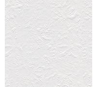 As Creation Bricoflor Non-Woven Wallpaper, Paintable Wallpaper In White - 10,05 X 0,53 M