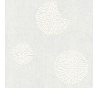 As Creation Bricoflor Non-Woven Wallpaper, Paintable Wallpaper In White - 10,05 X 0,53 M